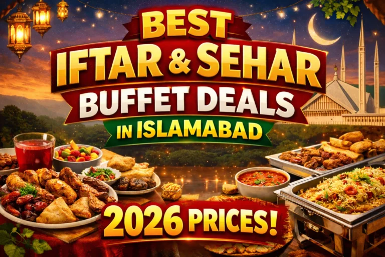 Best Iftar Sehar Buffet Deals in islamabad 2026 Prices
