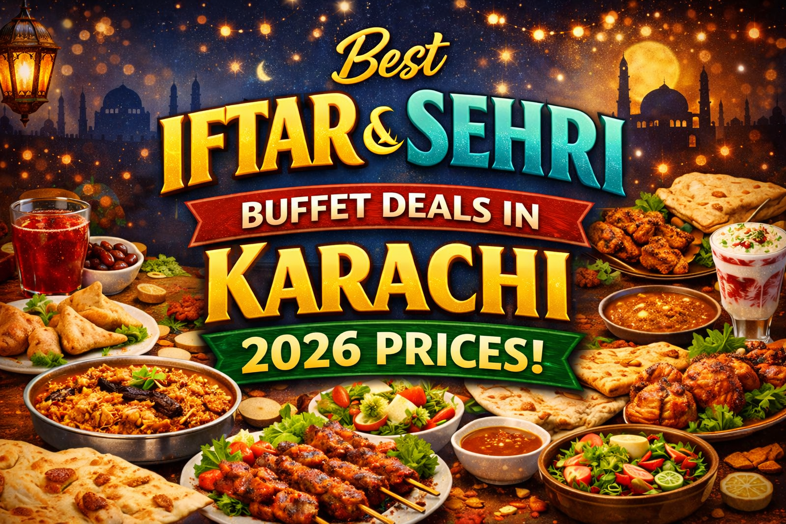 Ramadan Iftar Sehar Buffet in Karachi 2026 With Prices