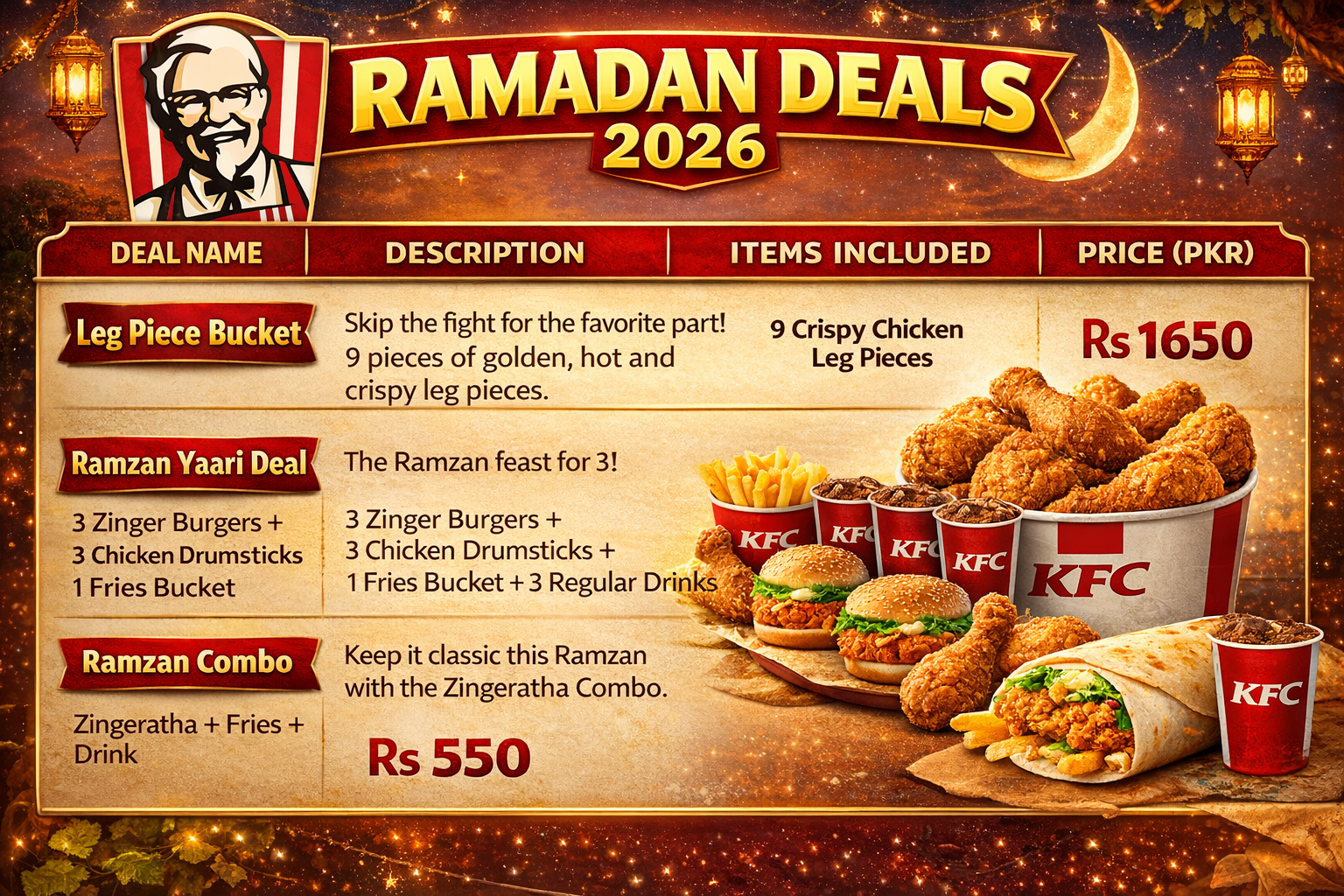 Kfc Ramadan Deals 2026